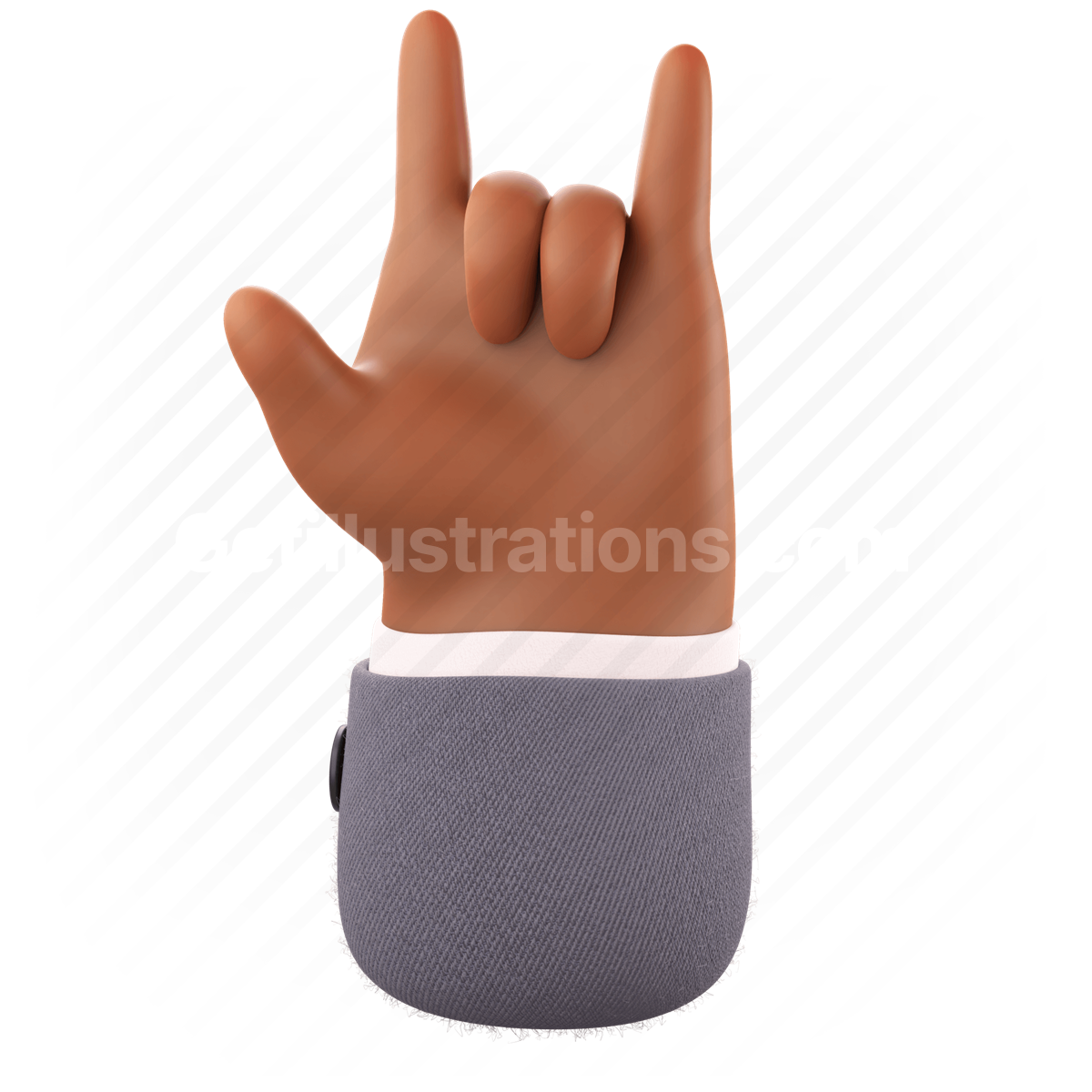hand gestures, hand, gesture, emoticon, emoji,  finger, fingers, rock, metal, greeting, suit, Tan